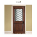 10% discount modern oak pine cherry solid wood arched veneer french entry doors designs